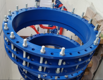 universal flange adaptor allow for expansion