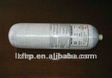 Carbon fiber wrapped composite cylinders