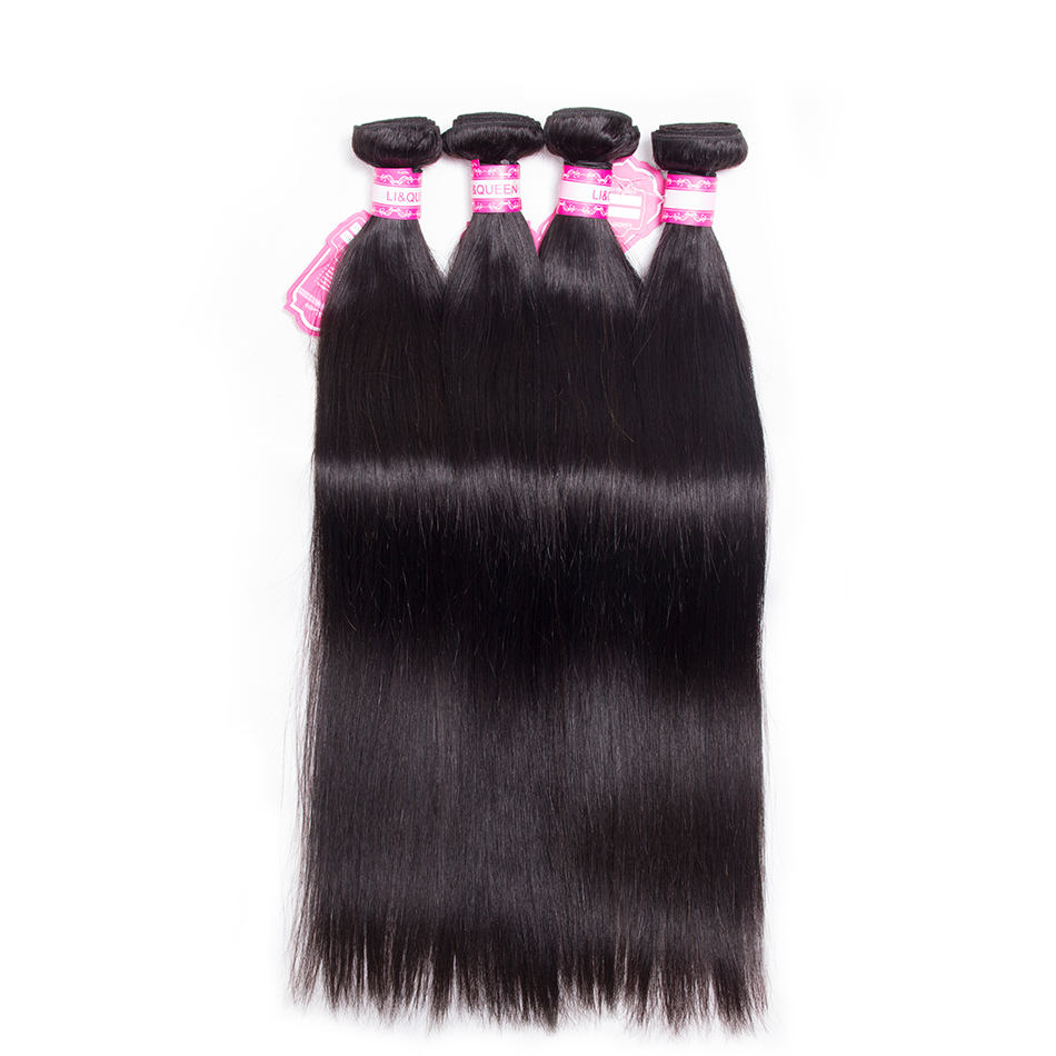 New products 2021 best sellers 4#4 lace closure Straight Peruvian hair bundles with closure