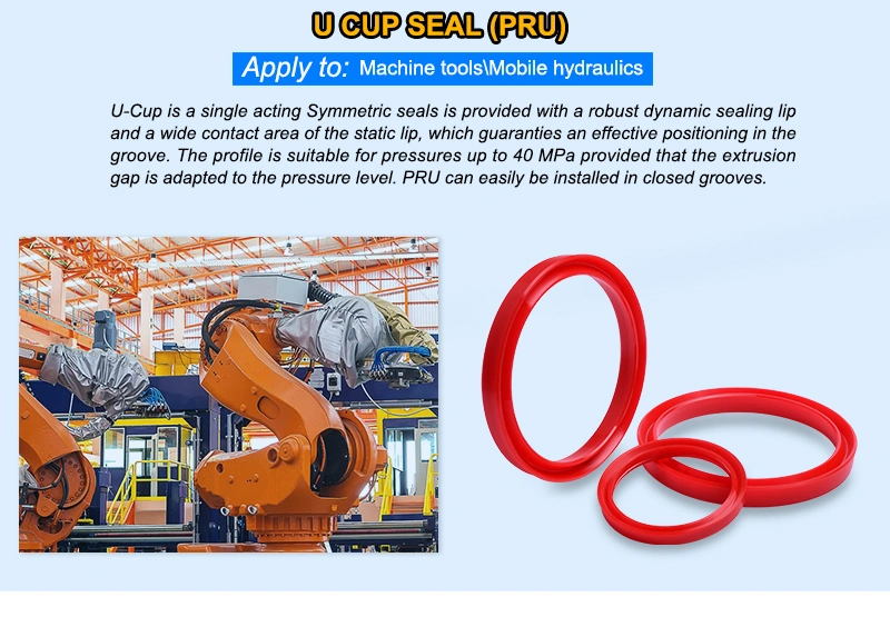 Mechanical PU Piston Seal, Piston Seal U Cup-Yxd