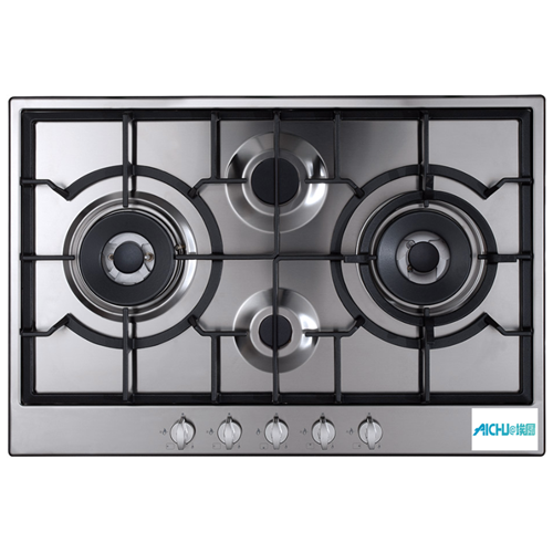 Four Burner Gas Hob com um design elegante