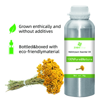 Alta calidad 100% puro de Helichrysum Helichrysum esencial Aceite Mayorista Bulto El mejor precio para los compradores globales para el cuidado de la piel