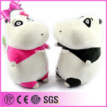 Cute stuffed animals happy hippo