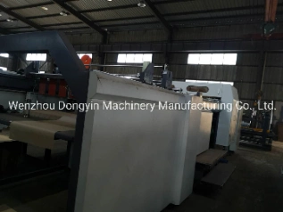 Luft-Atem-Loch stanzen Inline-Rotary-Blatt-Blattmaschine Kraftpapier-Rollen-Kreuzschneidemaschine China-Maschinen Preis