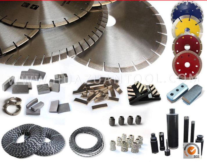 Professional supplier of diamond tools for cutting, grinding, polishing, drilling etc