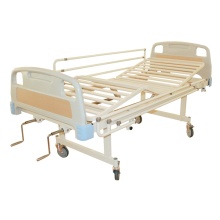 Manual Adjustable 2 Crank Hospital Type Bed