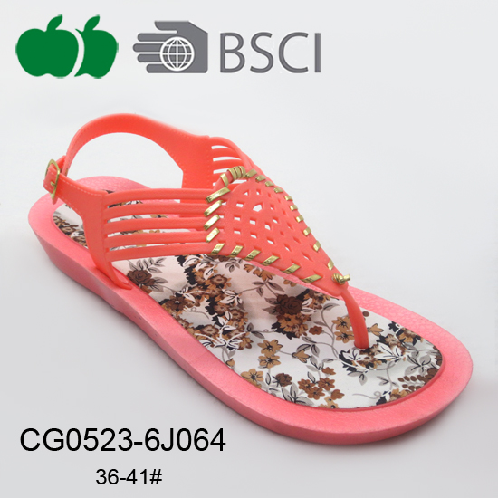 Popular High Quality Latest Fashion Women Plastic Sandals