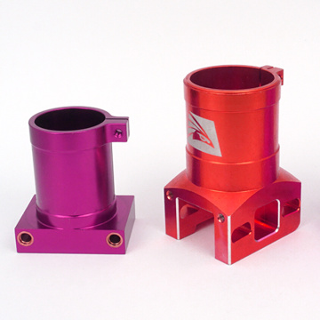 CNC Menghidupkan Aluminium Anodized 6061 Cylinder