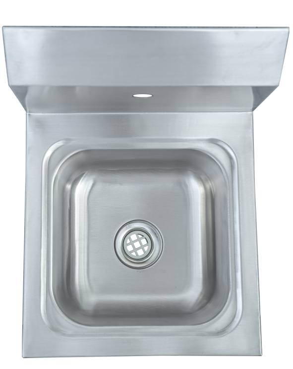 Wall-mounted wash basins used in hospitals