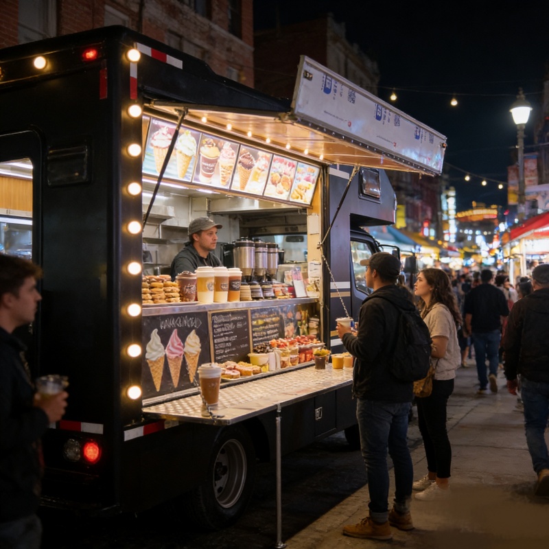 کامیون غذای خیابان پوتین Poutine Street Food Truck