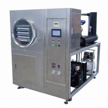 Test vacuum freeze dryer for food processing plant
