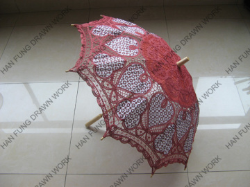 bridal decoration lace wedding gift umbrella