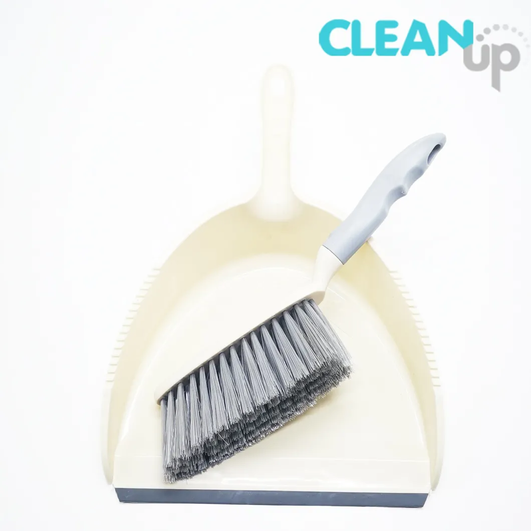 Cleaning Tool Short Handle Plastic Dustpan Brush Set