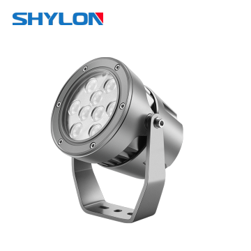 DC12V IP66 RGB Aluminum Multicolor LED Spotlights for Outdoor Lighting