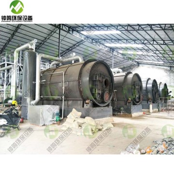 Waste Tyre to Diesel Oil Pyrolysis Plant