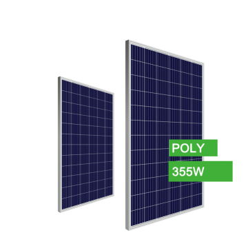 แผงเซลล์แสงอาทิตย์ Polycrstayllian 355W ยอดนิยม