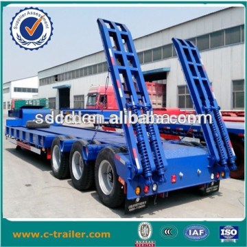 heavy equipment transport semi trailer