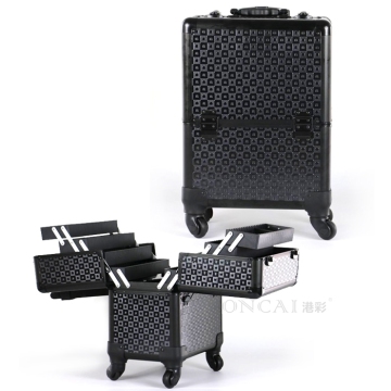 Elegant Huge Space Rolling Makeup Case