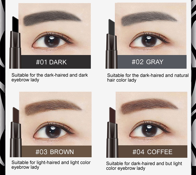 New trending makeup product high pigment microblading eyebrow pencil private label waterproof eyebrow pencil