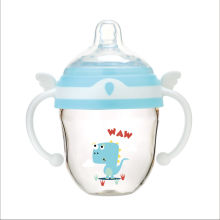 120ml Large neck PES baby bottle with handle