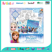 DISNEY FROZEN Stick&Colour&Sketch attractive art set