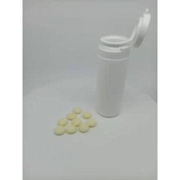 Cafeïne B vitamines tabletten xylitol kleurrijke pepermuntjes