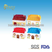 House shape wholesale decorative christmas gift boxes