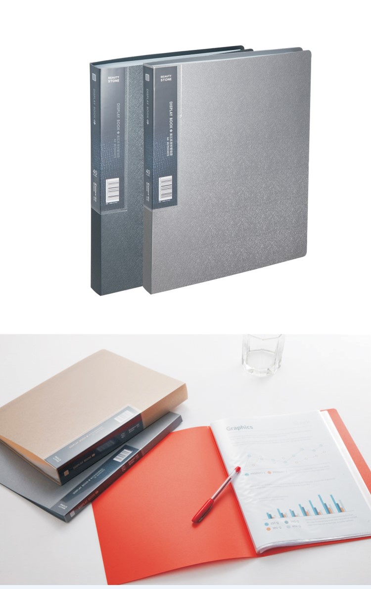 high quality New Design 60pockets A4 display book