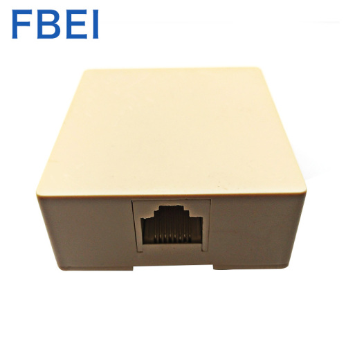 Cheap price RJ45 8P8C type surface box