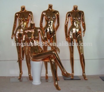 display Windows mannequin Female Mannequins chrome mannequins