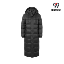 Womens Long Padded Shower Resistant Jacket