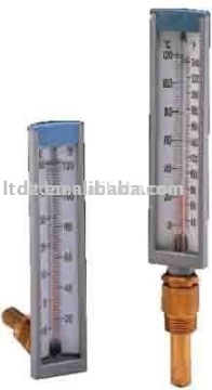 6" glass industrial thermometer