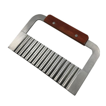 Stainless Steel Potato Chips Crinkle Cutter for Home Kitchen Vegetable Cutting Tools