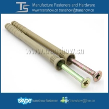 New Design Plastic Wall Plug Cap Anchor With Screw