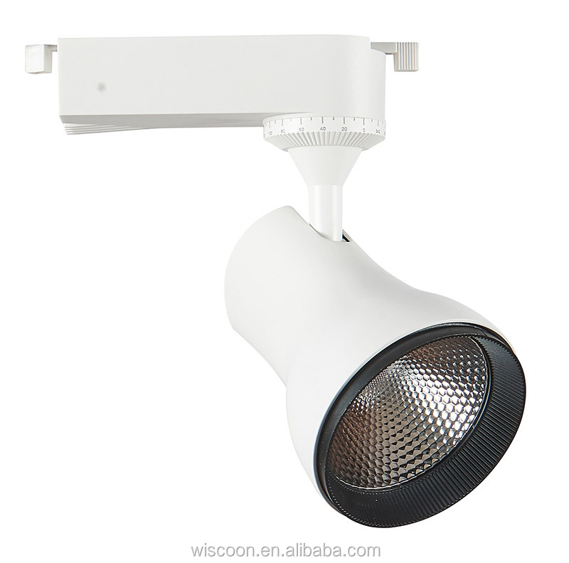 High quality cob spot light zoom led track light 10-30w