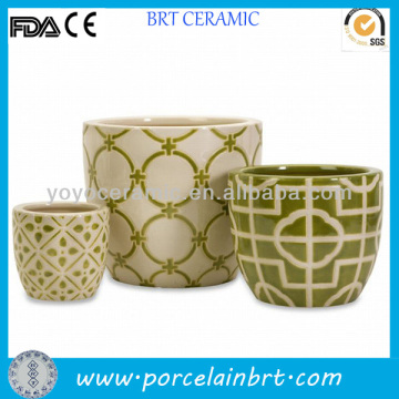 Flowers Plant Pot In Square Design