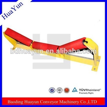 belt conveyor angle iron roller with fag 6204 bearings