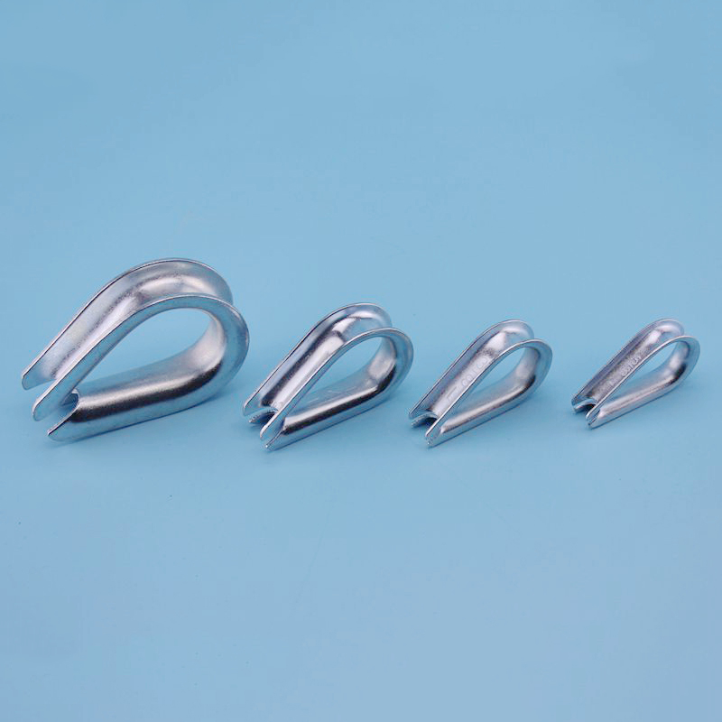 Drótkötél-gyűszű nyitott végű 1/2”-os szál átm