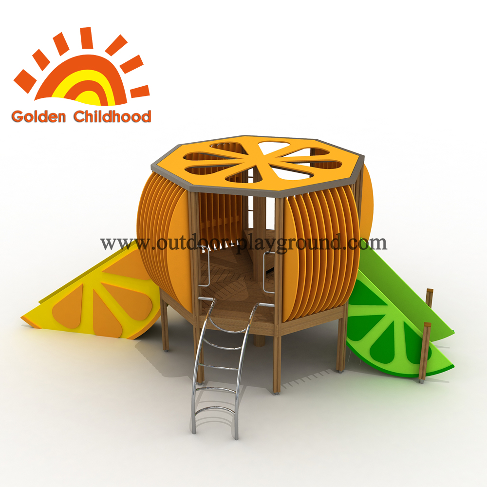 Orange Outdoor Playground For Children