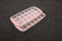 Double color ice cube tray