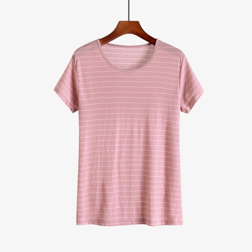 T-shirt a manica corta da donna a righe