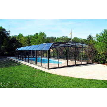 Retractable Pool House Aluminum Swimming Pool Enclosures