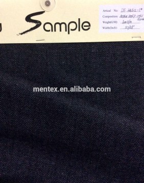 heavyweight herringbone over coating wool fabric