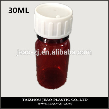 China Manufactured 30ml brown plastic empty capsule bottles,pill bottles