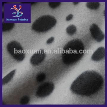 Printed polyester fleece fabric for blankets and sofa cover