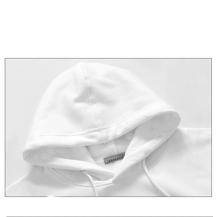 New Couple Printing Student Thick Cotton Solid Color Hoodie