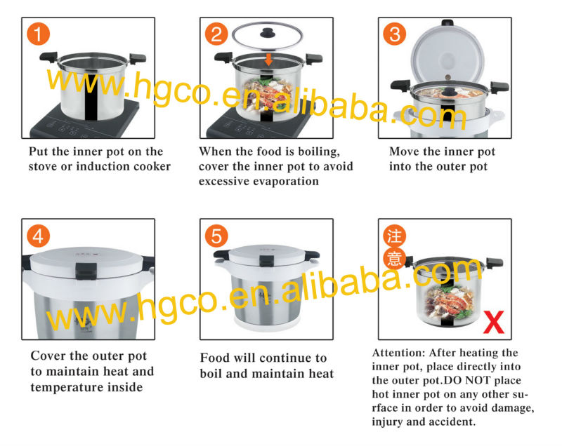 ss 304 vacuum intelligent boiler thermal cooker