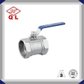 Stainless Steel One-Piece Female Thread Ball Valve