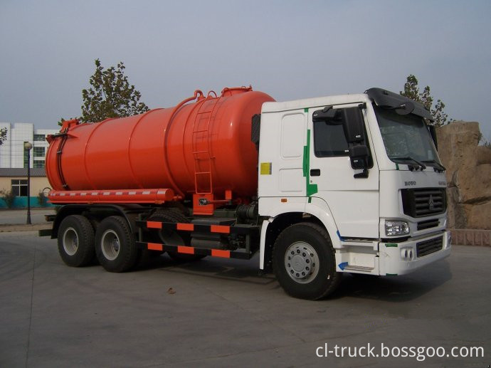 20000 liters Vacuum Sewage Suction Truck