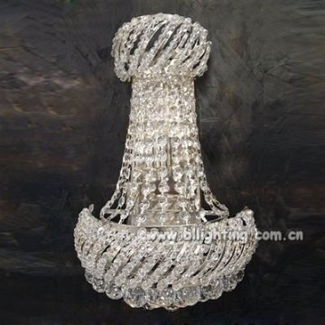popular crystal brass wall candle holder sconce